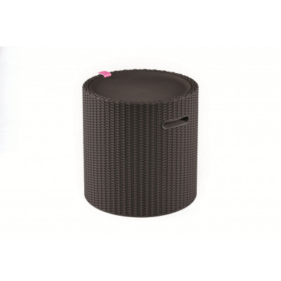 Keter Stůl Cool Stool 39L hnědá, 43,7x43,7x44,3 cm